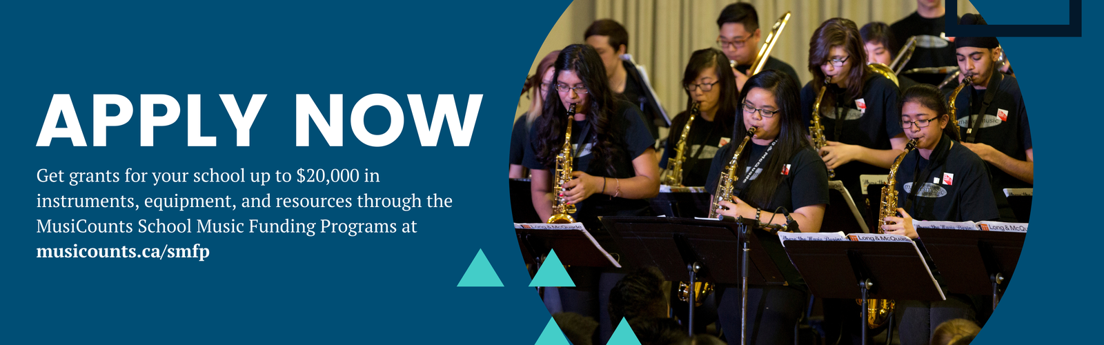 25-26 School Music Funding Program Open News Item Header.png